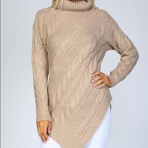 Listicle turtleneck sweater